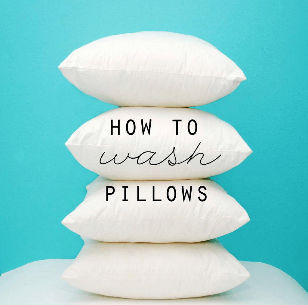 How to wash pillows with stuffing sale