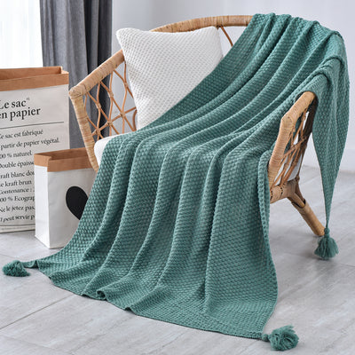 Soft Knitted Throw Blanket