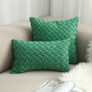 Weave Pattern Suede Cushion
